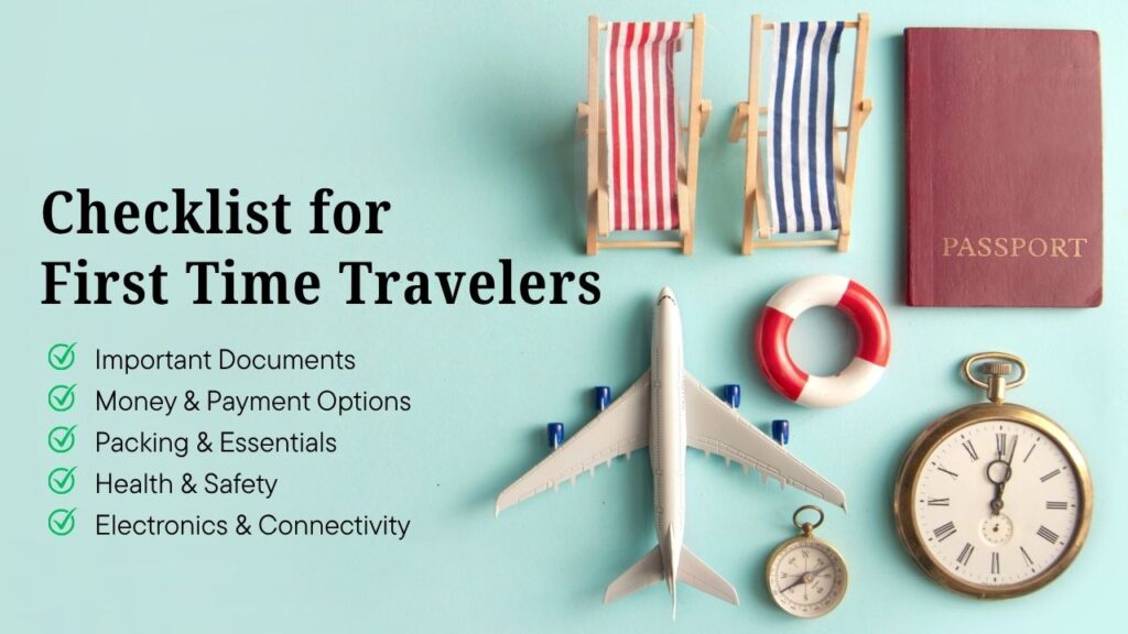 Checklist for First Time Travelers